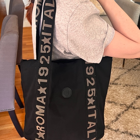 Black Fendi fabric tote bag - Picture 4 of 9